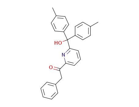 Ethanone, 1-[6-[hydroxybis(4-methylphenyl)methyl]-2-pyridinyl]-2-phenyl-