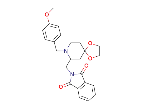 1H-Isoindole-1,3(2H)-dione,
2-[[8-[(4-methoxyphenyl)methyl]-1,4-dioxa-8-azaspiro[4.5]dec-7-yl]meth
yl]-