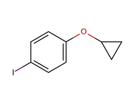 Molecular Structure of 1243459-31-5 (1-Cyclopropoxy-4-iodo-benzene)