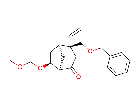 Bicyclo[3.2.1]octan-2-one,
4-ethenyl-7-(methoxymethoxy)-4-[(phenylmethoxy)methyl]-,
(1R,4R,5S,7S)-