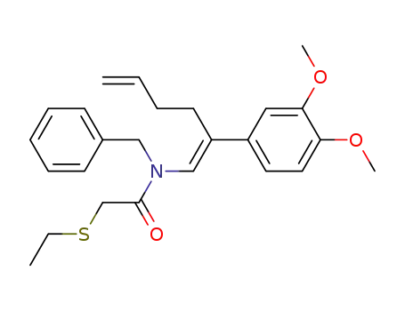 Acetamide,
N-[(1E)-2-(3,4-dimethoxyphenyl)-1,5-hexadienyl]-2-(ethylthio)-N-(phenyl
methyl)-