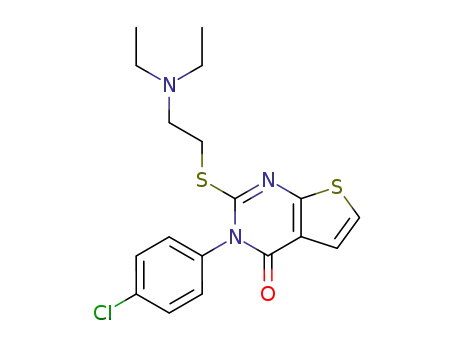 3-(4-chlorophenyl)-2-{[2-(diethylamino)ethyl]thio}thieno[2,3-d]pyrimidin-4(3H)-one