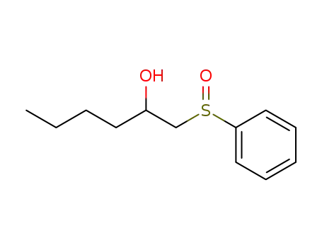 Molecular Structure of 442159-98-0 (1-(phenylsulfinyl)-2-hexanol)