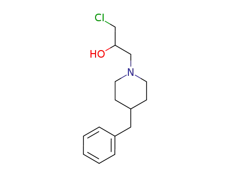 Molecular Structure of 438634-79-8 (1-chloro-3-(4-benzylpiperidin-1-yl)propan-2-ol)