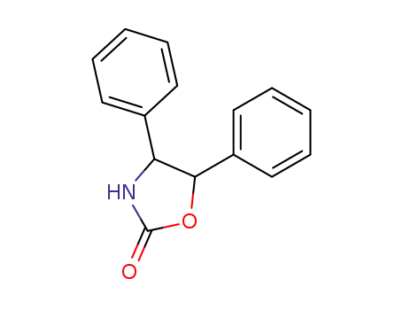 Molecular Structure of 92552-75-5 (2-Oxazolidinone, 4,5-diphenyl-)