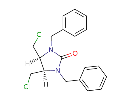 1,3-dibenzyl-4,5-cis-bis(chloromethyl)-2-imidazolidone