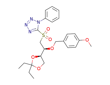 (2R,3S)-3-O-(4-methoxybenzyl)-1,2-O-(3-pentylidene)-4-(1-phenyl-1H-tetrazol-5-sulfonyl)-1,2,3-butantriol
