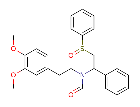 N-2-(3,4-dimethoxyphenyl)ethyl-1-phenyl-(2-phenylsulfinyl)ethylformamide