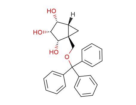 Bicyclo[3.1.0]hexane-2,3,4-triol, 1-[(triphenylmethoxy)methyl]-,
(1S,2S,3R,4R,5R)-