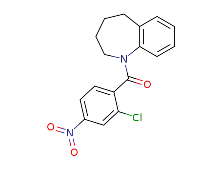 Molecular Structure of 200729-53-9 ((2,3,4,5-tetrahydro-1H-1-benzazepin-1-yl)-2-chloro-4-nitrobenzamide)