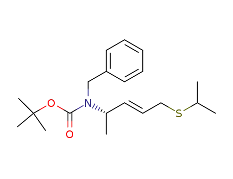 tert-butyl N-benzyl-N-[(1S,2E)-4-(isopropylsulfanyl)-1-methyl-2-butenyl]carbamate