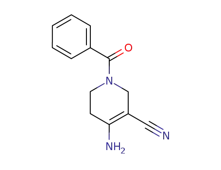 3-Pyridinecarbonitrile, 4-amino-1-benzoyl-1,2,5,6-tetrahydro-