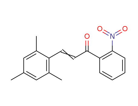 Molecular Structure of 94005-03-5 (2,4,6-Trimethyl-2'-nitro-chalkon)