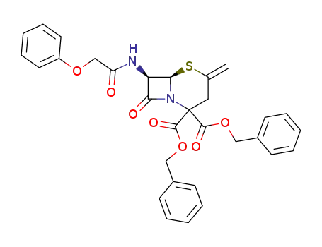(6R,7R)-4-Methylene-8-oxo-7-(2-phenoxy-acetylamino)-5-thia-1-aza-bicyclo[4.2.0]octane-2,2-dicarboxylic acid dibenzyl ester