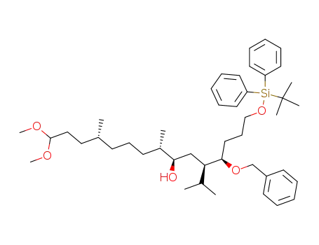 (4R,5R,7R,8S,12R)-4-Benzyloxy-1-(tert-butyl-diphenyl-silanyloxy)-5-isopropyl-15,15-dimethoxy-8,12-dimethyl-pentadecan-7-ol
