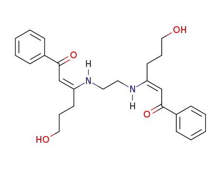 (Z)-6-Hydroxy-3-(2-{4-hydroxy-1-[2-oxo-2-phenyl-eth-(Z)-ylidene]-butylamino}-ethylamino)-1-phenyl-hex-2-en-1-one