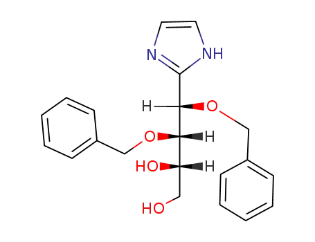 1,2-Butanediol, 4-(1H-imidazol-2-yl)-3,4-bis(phenylmethoxy)-,
(2S,3S,4S)-