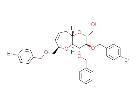 {(1S,3Z,5R,7R,8S,9S,10R)-8-benzyloxy-9-(4-bromobenzyloxy)-5-(4-bromobenzyloxymethyl)-6,11-dioxabicyclo[5.4.0]undec-3-en-10-yl}methanol