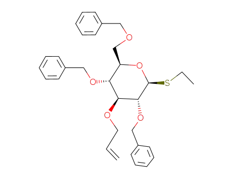 ethyl 3-O-allyl-2,4,6-tri-O-benzyl-1-thio-β-D-glucopyranoside