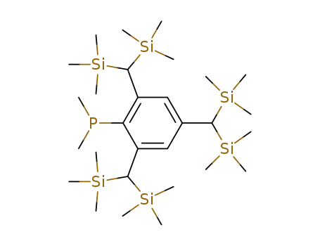 Molecular Structure of 404568-13-4 (Phosphine, dimethyl[2,4,6-tris[bis(trimethylsilyl)methyl]phenyl]-)