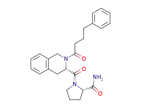 Molecular Structure of 460086-11-7 ((S)-1-[(S)-2-(4-Phenyl-butyryl)-1,2,3,4-tetrahydro-isoquinoline-3-carbonyl]-pyrrolidine-2-carboxylic acid amide)