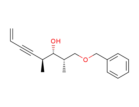 7-Octen-5-yn-3-ol, 2,4-dimethyl-1-(phenylmethoxy)-, (2S,3S,4S)-