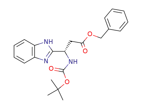 3-(1H-benzimidazol-2-yl)-3-tert-butoxycarbonylaminopropionic acid benzyl ester