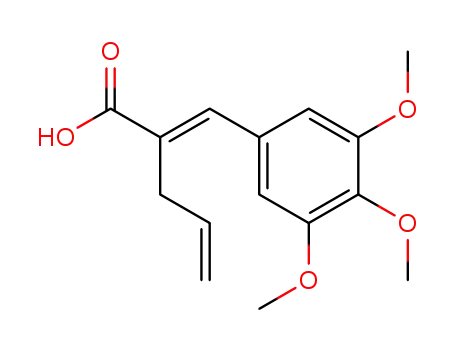 4-Pentenoic acid, 2-[(3,4,5-trimethoxyphenyl)methylene]-, (2E)-