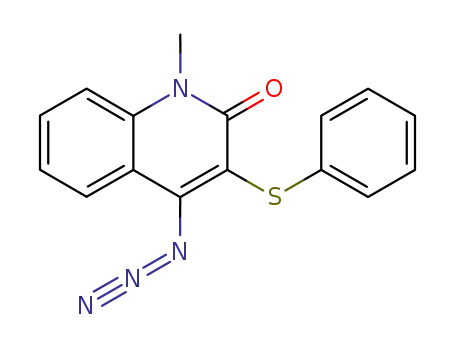 4-azido-1-methyl-3-phenylsulfanylquinolin-2(1H)-one