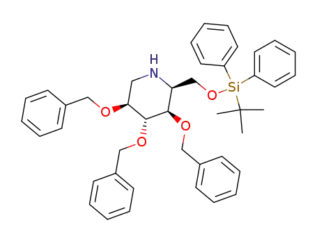 (2S,3R,4R,5S)-3,4,5-Tris-benzyloxy-2-(tert-butyl-diphenyl-silanyloxymethyl)-piperidine