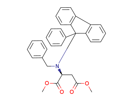 L-Aspartic acid, N-(9-phenyl-9H-fluoren-9-yl)-N-(phenylmethyl)-, dimethyl ester