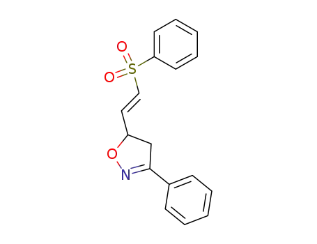 5-((E)-2-benzenesulfonylvinyl)-3-phenyl-4,5-dihydroisoxazole
