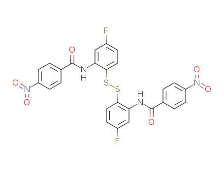bis[4-fluoro-2-(4-nitrobenzoyl)aminophenyl] disulfide