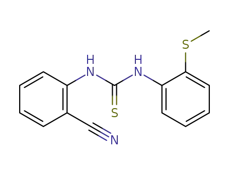 N-(2-cyanophenyl)-N'-[2-(methylsulfanyl)phenyl]thiourea