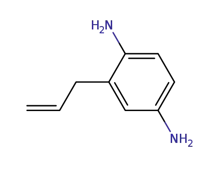 Molecular Structure of 142627-24-5 (1,4-Benzenediamine,2-(2-propenyl)-(9CI))