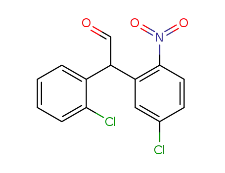 5-chloro-α-(2-chlorophenyl)-2-nitrophenylacetaldehyde