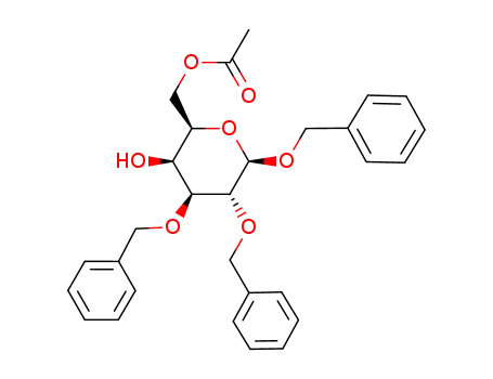 Molecular Structure of 344550-92-1 (Benzyl 6-O-acetyl-2,3-di-O-benzyl-β-D-galactopyranoside)