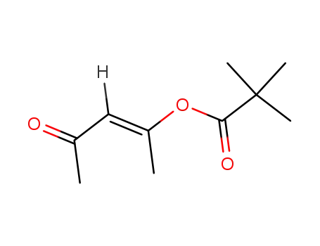 (E)-4-oxopent-2-en-2-yl pivalate