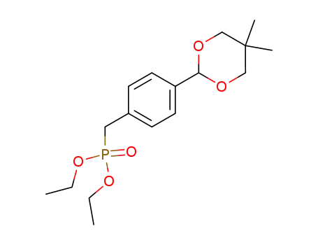 Phosphonic acid, [[4-(5,5-dimethyl-1,3-dioxan-2-yl)phenyl]methyl]-,
diethyl ester