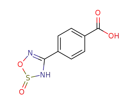 4-(2-oxo-2,3-dihydro-1,2λ<sup>4</sup>,3,5-oxathiadiazol-4-yl)benzoic acid