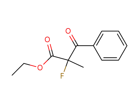 Molecular Structure of 193482-31-4 (2-Fluoro-2-methyl-3-oxo-3-phenyl-propionic acid ethyl ester)