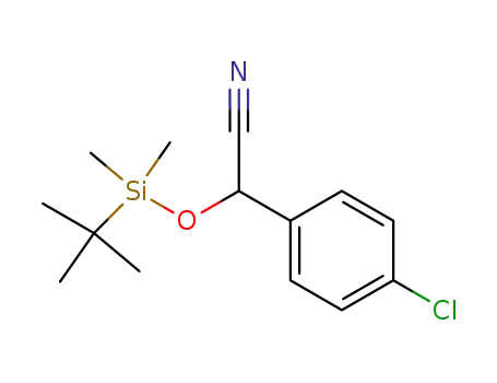(R,S)-α-[(tert-butyldimethylsilyl)oxy]-α-(4-chlorophenyl)acetonitrile