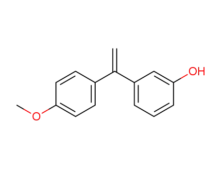 Molecular Structure of 439659-96-8 (3'-hydroxy-4''-methoxy-1,1-diphenylethene)