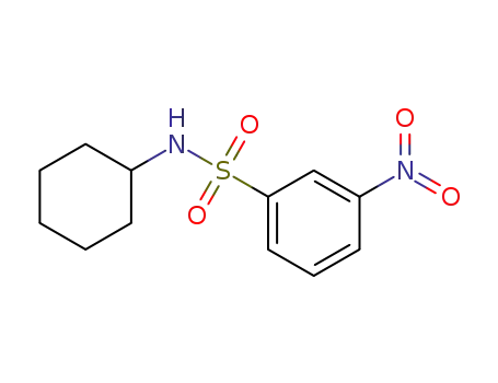 Molecular Structure of 93125-79-2 (N-CYCLOHEXYL 3-NITROBENZENESULFONAMIDE)