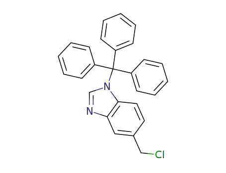 1H-Benzimidazole, 5-(chloromethyl)-1-(triphenylmethyl)-