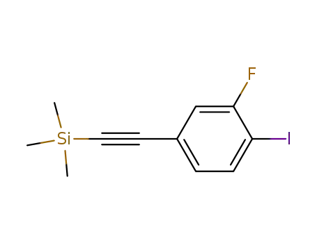 (3-fluoro-4-iodophenylethynyl)trimethylsilane