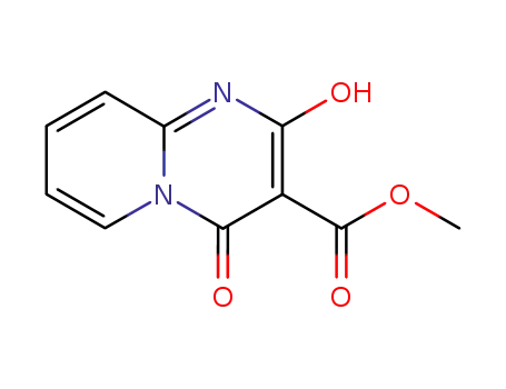 Molecular Structure of 224313-74-0 (methyl 2-hydroxy-4-oxo-4H-pyrido<1,2-a>pyrimidine-3-carboxylate)