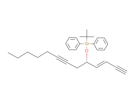 [(S)-((E)-1-But-1-en-3-ynyl)-non-3-ynyloxy]-tert-butyl-diphenyl-silane