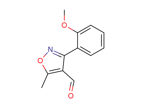 4-Isoxazolecarboxaldehyde, 3-(2-methoxyphenyl)-5-methyl-
