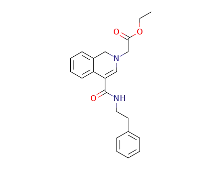 (4-phenethylcarbamoyl-1<i>H</i>-isoquinolin-2-yl)-acetic acid ethyl ester